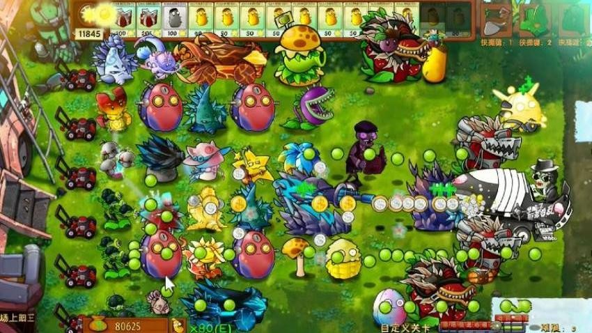 植物塔防战争游戏