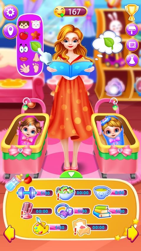 孕妇妈妈和双胞胎新生宝贝护理APP