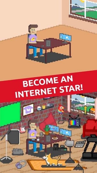 像素博主模拟器游戏v1.0.8 4