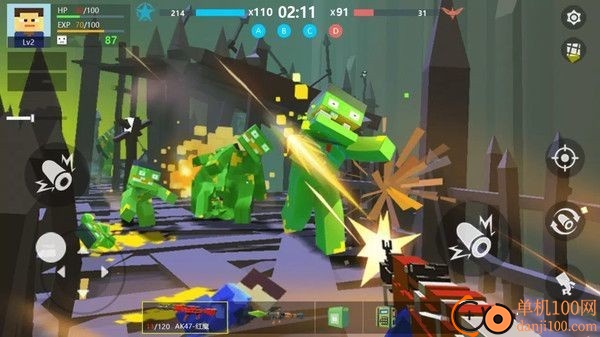 方块世界吃鸡挑战手游