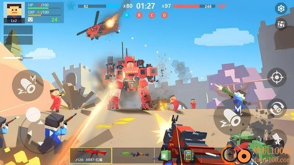 方块世界吃鸡挑战手游