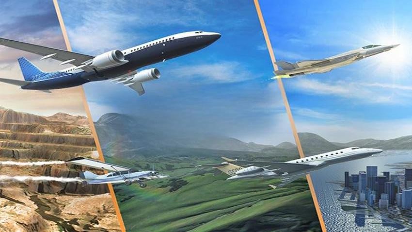 飞机驾驶飞行模拟器游戏
