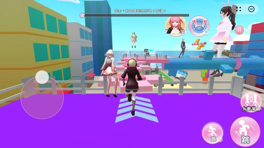 樱校逃离巨人酷跑游戏v1.0 1