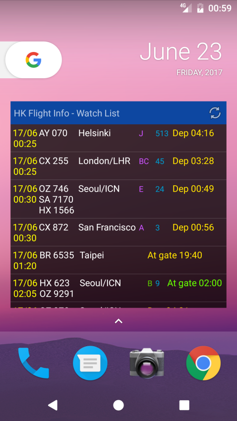 香港航班信息查詢軟件(HK Flight Info)v2.10.2 7