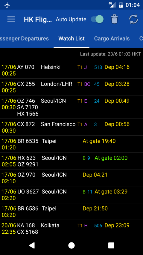 香港航班信息查詢軟件(HK Flight Info)v2.10.2 2