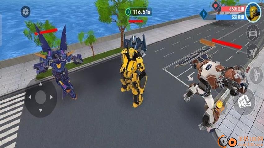 机器人钢铁变形游戏