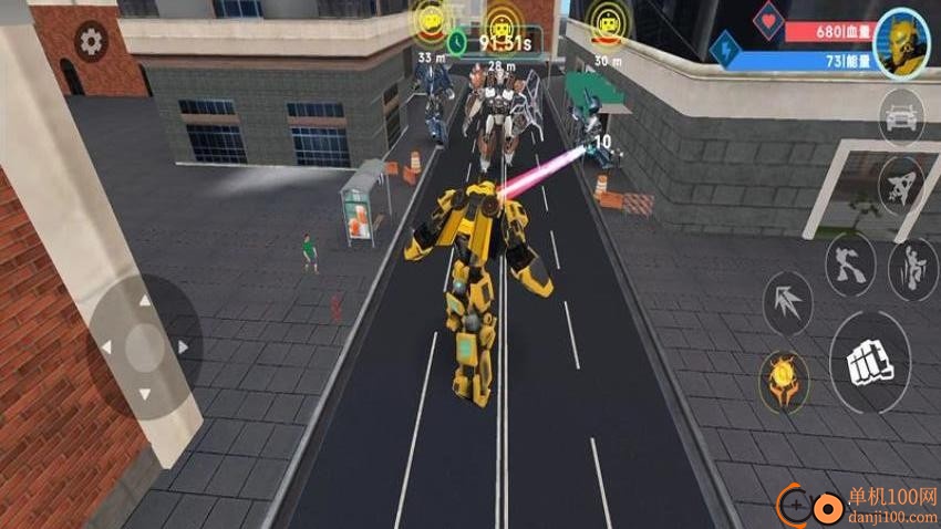 机器人钢铁变形游戏