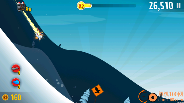 滑雪大冒险游戏