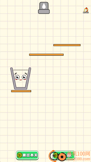 划线挡漏杯游戏