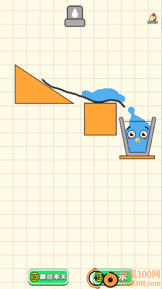 划线挡漏杯游戏