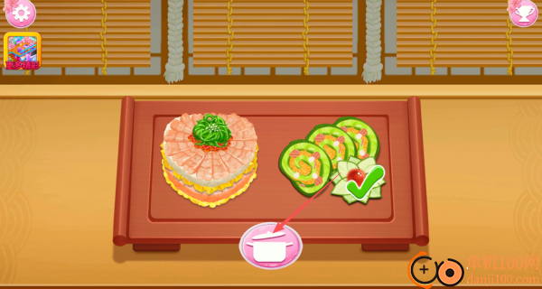 烹饪寿司卷游戏