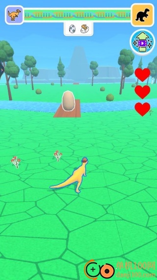 恐龙追逐赛游戏