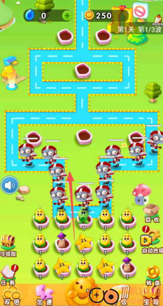 歪塔守阵地游戏