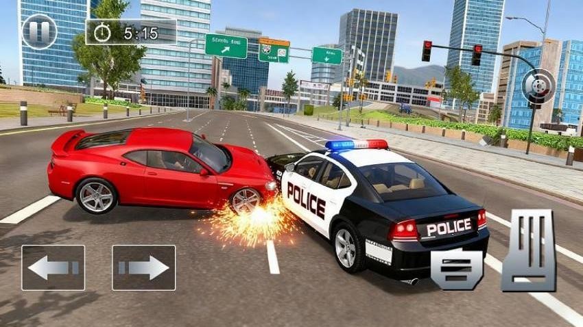 警车狂飙赛游戏v1.1 1