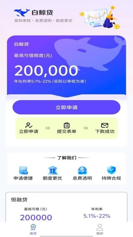 白鲸贷app最新版v1.0.0 2