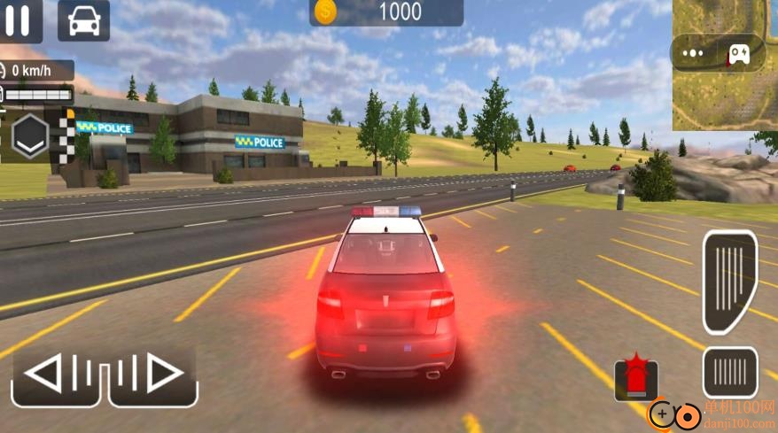 警用摩托城市驾驶游戏