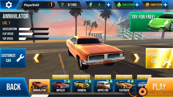 极限特技赛车游戏