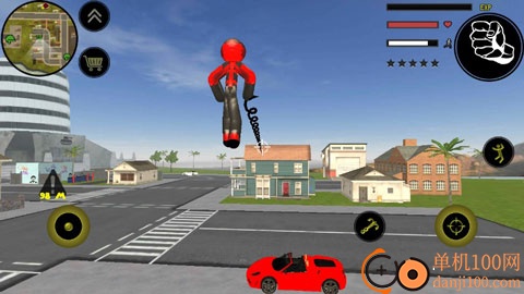 火柴人绳索城市对决游戏