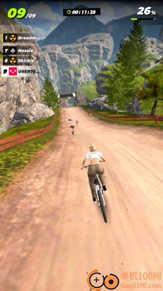 自行车跑酷模拟游戏