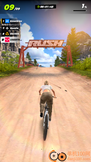 自行车跑酷模拟游戏