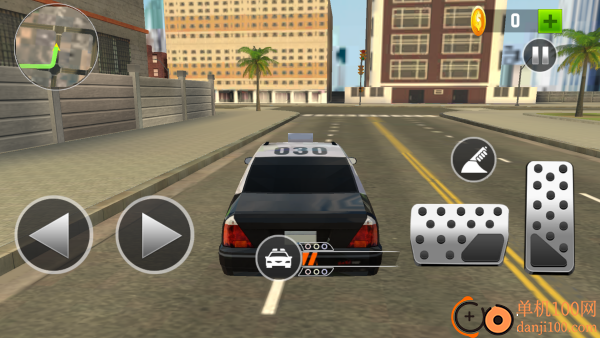 警车超速追逐游戏