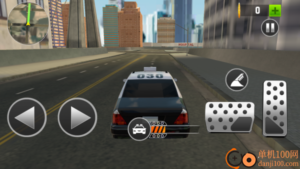 警车超速追逐游戏