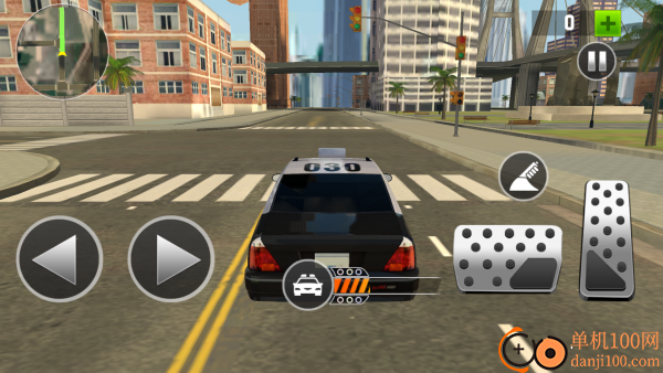 警车超速追逐游戏