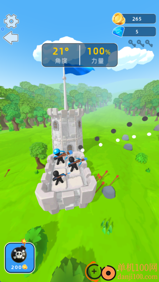 弓箭手堡垒游戏