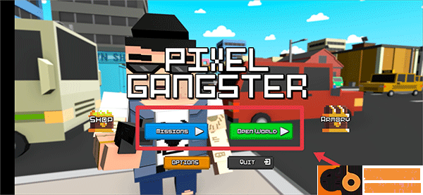 帮派战争像素射击游戏